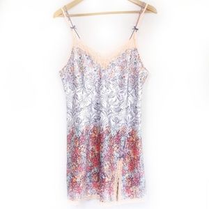 VS Victoria's Secret Slip Gown Nightie Floral Lace